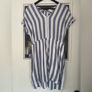 Rails Size Small Blue and White Striped Dress